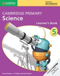 Image of Cambridge Primary Science Stage 5 Learners Book